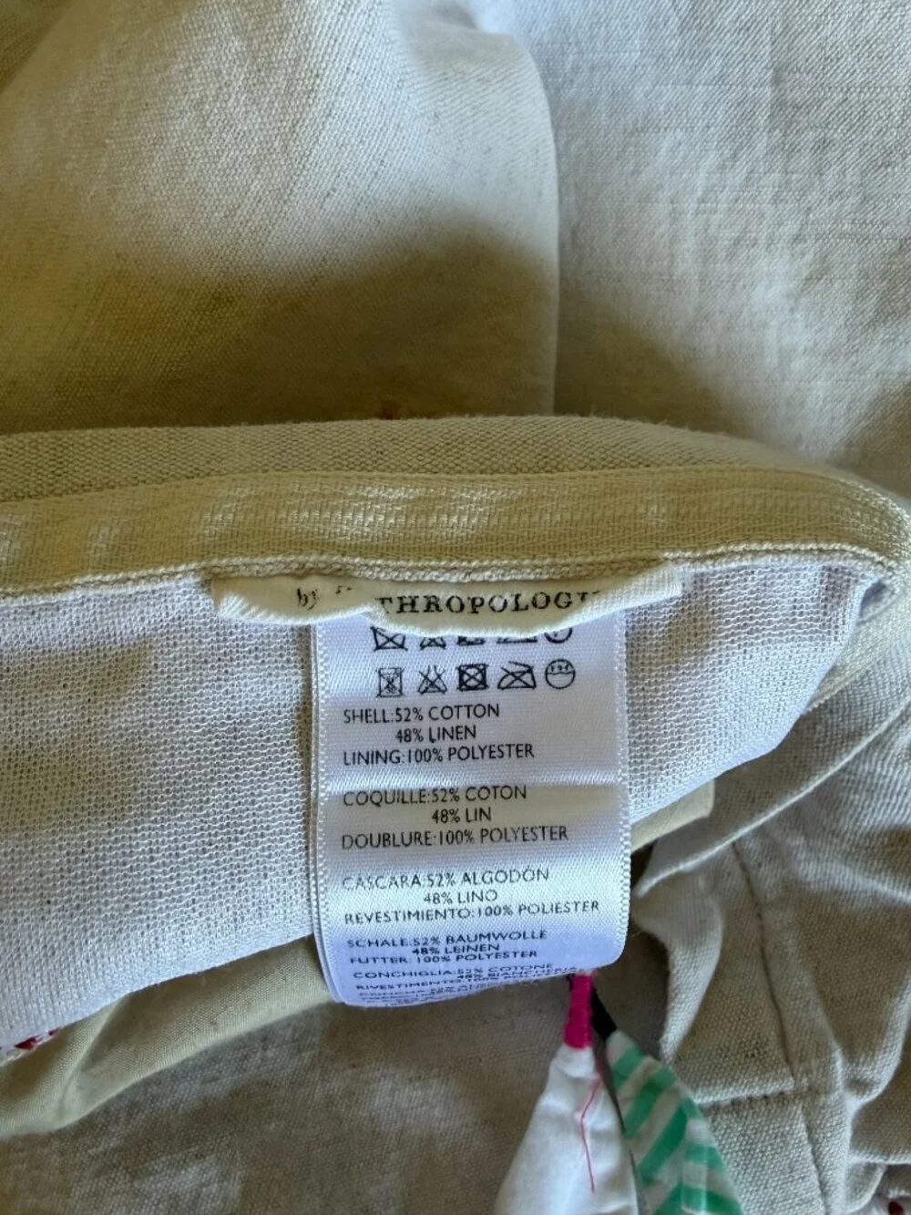 Anthropologie Homebody Embroidered 16